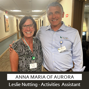 Employee Of The Month - Oct 2025 Employee Of The Month Leslie Nutting - Anna Maria Of Aurora Activities