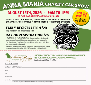 Registration Form 2026 Car Show Anna Maria